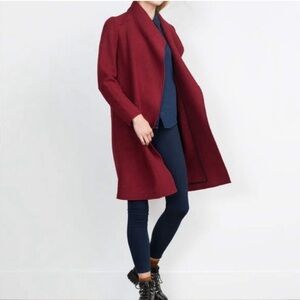Zara Trafaluc wool blend coat, size XS